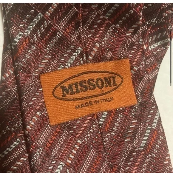 Missoni classic silk‎ tie
